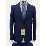 HERMOSE Signature | Gece Mavisi Torba Cepli Takım Elbise - Koyu Mavi - 6 Drop - 52