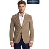 HERMOSE Yulaf Beji Torba Cepli Fitilli Kadife Ceket - 54 - 6 Drop