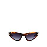 Hermossa Burcu Esmersoy X HM 1593 C 2 Cat Eye Havana Asetat Kadın Güneş Gözlüğü
