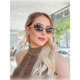 Hermossa Burcu Esmersoy X HM 1595 C 3 Cat Eye Beyaz Kadın Güneş Gözlüğü