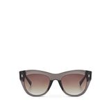 Hermossa Burcu Esmersoy X HM 1650 C4 Cat Eye Kahverengi Degrade Pembe Asetat Kadın Güneş Gözlüğü