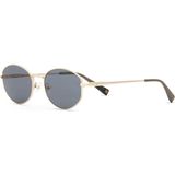 Hermossa Gabrielle Hm 1760 C3 Geometrik Unisex Güneş Gözlüğü - Altın
