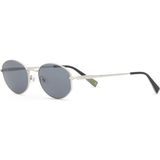 Hermossa Gabrielle Hm 1760 C4 Geometrik Unisex Güneş Gözlüğü - Silver