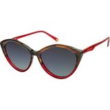 Hermossa Hm 1384 C 3 Bordo Cat Eye Kadın Güneş Gözlüğü - Kırmızı