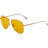 Hermossa HM 1424 C 3 Unisex Güneş Gözlüğü - Altın - Sarı