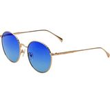 Hermossa HM 1425 C 3 Unisex Güneş Gözlüğü - Altın - Mavi