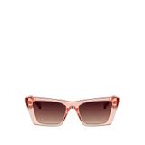 Hermossa HM 1540 C 3 Cat Eye Pembe Asetat Kadın Güneş Gözlüğü
