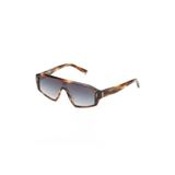 Hermossa HM 1624 C2 Geometrik Havana Unisex Güneş Gözlüğü