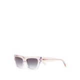 Hermossa HM 1680 C4 Cat Eye Şeffaf Pembe Asetat Kadın Güneş Gözlüğü