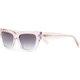 Hermossa HM 1680 C4 Cat Eye Şeffaf Pembe Kadın Güneş Gözlüğü