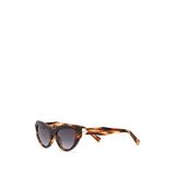 Hermossa HM 1697 C2 Cat Eye Havana Asetat Kadın Güneş Gözlüğü