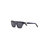 Hermossa HM 1708 MABLE Cat Eye Güneş Gözlüğü, 54 mm, Lacivert Çerçeve, Gri Cam
