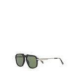 Hermossa Popstar Hm 1747 C2 Gümüş Metal Unisex Güneş Gözlüğü - Siyah