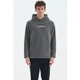 Hern Koyu Gri Erkek Polar Sweatshirt - 88301
