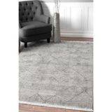 Hernes Krem Gri Salon Oturma Odası Çocuk Odası Yatak Odası Halısı HM-6021 Krem Gri 200 x 290