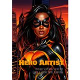 Hero Artist - Portable Sketching Studio for Comic & Graphic Novel Planning: An all-in-one organized sketchbook designed specifically for aspiring comic book, manga, and graphic novel artists.