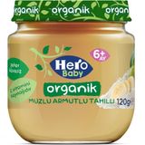 Hero Baby 120 gr Organik Muzlu Armutlu Tahıllı Kavanoz Maması