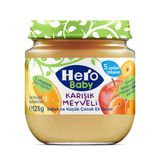 Hero Baby 125 gr Organik Karışık Meyve Püreli Kavanoz Mama