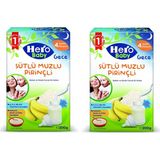 Hero Baby 2x200 gr Gece Sütlü Muzlu Pirinçli Kaşık Maması