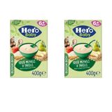 Hero Baby 2x400 gr Sütlü Meyveli 8 Tahıllı Kaşık Maması