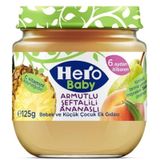 Hero Baby 4x125 gr Armut Şeftali Ananaslı Bebek Maması