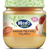 Hero Baby 6+ Ay 125 gr Karışık Meyveli Yulaflı Kavanoz Mama