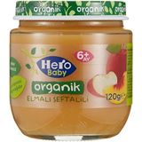 Hero Baby Organik Elmalı Şeftalili 120 gr Kavanoz Maması