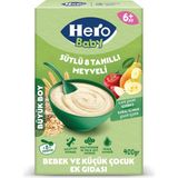 Hero Baby Sütlü 8 Tahıllı Meyveli Kaşık Maması 400 gr 0-6 Ay İçin Besleyici Tahıllı Ürün