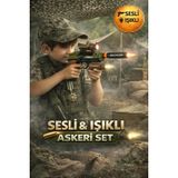 Hero Combat Sesli Işıklı Oyuncak Silah Seti Askeri Tabanca Bıçaklı 3+ ERKL-043080