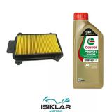 Hero Dash 110 Castrol Yağ Ve Hava Filtre Bakım Seti Bs0002