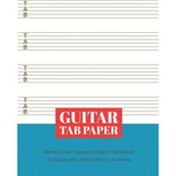Hero Guitar Paper: Blank Guitar Tablature Paper Notebook 12 Staves With Clef 8.5 x 11 Inches (Vol - Standart