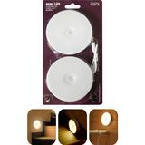 Hero Led 2'li Paket Hero LED Şarjlı Sensörlü Mıknatıslı Kabin LED Aydınlatma Lamba Koridor Dolap Dekoratif Spot Natural 4000K - Naturel