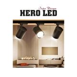 Hero Led 3 Adet 30w Led Ray Spot Lamba 1 Metre Raylı Mağaza Ve Vitrin Armatürü Siyah Kasa 4000k
