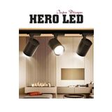 Hero Led 3 Adet 30w Led Ray Spot Lamba 1 Metre Raylı Mağaza Ve Vitrin Armatürü Siyah Kasa Beyaz Işık