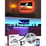 Hero Led 3 mt USB Tv Monitör Arkası Bluetooth Rgb Şerit LED Set 16 Renkli Dekoratif Aydınlatma