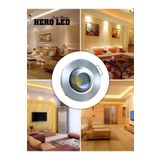 Hero Led 3 Watt Mandagözü Mini Spot Power Ledli Hareketli Led Spot Lamba Satin Kasa - Günışığı