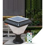Hero Led 50W Kumandalı Solar Set Üstü Bahçe Armatürü IP65 Beyaz + Günışığı + 4000K + RGB Renk