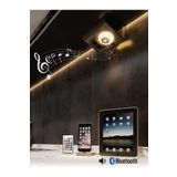 Hero Led 6W SİYAH Müzik Çalarlı Tezgah Altı Aydınlatma Rgb Ledli Bluetooth Hoparlörlü Kumandalı Aydınlatma