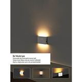 Hero Led Hl-5410 Iki Yönlü Şarjlı Sensörlü Mıknatıslı Led Aplik Beyaz