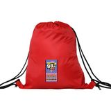Hero Tasarım 90'lar - Ipli Spor Sırt Çantası - Günlük - Okul 35*46CM One Size | INN1011 - Kırmızı