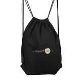 Hero Tasarım BLL821 Love Yourself Papatya Siyah Spor Sırt Çantası