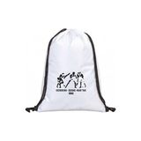 Hero Tasarım Dövüş Kulübü - Ipli Spor Sırt Çantası - Günlük - Okul 35*45CM One Size | HR1030 - Beyaz - 20 L