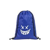 Hero Tasarım Gülen Yüz - Ipli Spor Sırt Çantası - Günlük - Okul 35*45CM One Size | BLL1030 - Lacivert - 20 L