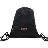 Hero Tasarım Hero tasarım 3 Maymun - Ipli Spor Sırt Çantası - Günlük - Okul 35*46CM One Size | INN1049 - 000-Siyah - Standart
