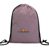 Hero Tasarım Hero tasarım 3 Maymun - Ipli Spor Sırt Çantası - Günlük - Okul 35*46CM One Size | INN1049 - Pembe - Standart