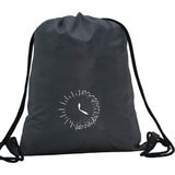 Hero Tasarım Hero tasarım Arapça Harfli Saat Tasarımı - Ipli Spor Sırt Çantası - Günlük - Okul 35*46CM One Size | INN1072 - Gri - Standart