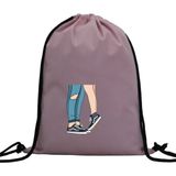 Hero Tasarım Hero tasarım Aşk - Ipli Spor Sırt Çantası - Günlük - Okul 35*46CM One Size | INN1102 - Pembe - Standart