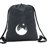 Hero Tasarım Hero tasarım Ay Hilal ve Cami - Ipli Spor Sırt Çantası - Günlük - Okul 35*46CM One Size | INN1097 - Gri - Standart