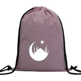Hero Tasarım Hero tasarım Ay Hilal ve Cami - Ipli Spor Sırt Çantası - Günlük - Okul 35*46CM One Size | INN1097 - Pembe - Standart