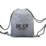 Hero Tasarım Hero tasarım Beer O'clock Djital Saat Baskılı - Ipli Spor Sırt Çantası - Günlük - Okul 35*46CM One Size | INN1081 - Beyaz - Standart
